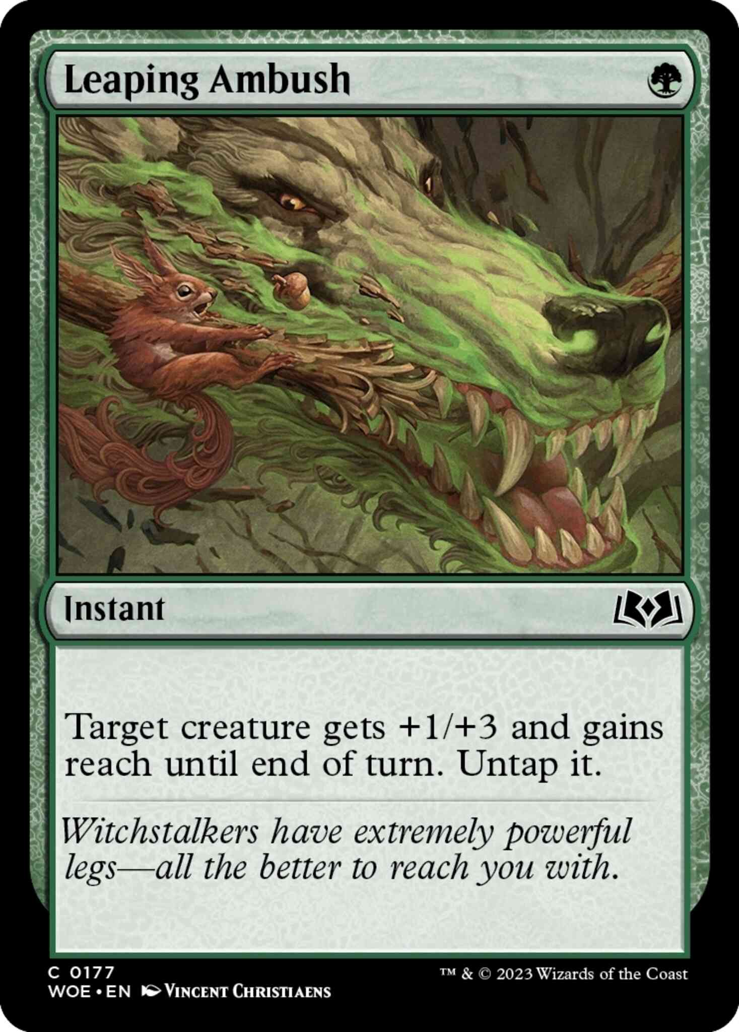 Leaping Ambush [177] [Wilds of Eldraine] [Non-Foil]