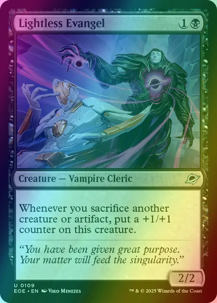 Lightless Evangel [109] [Edge of Eternities] [Foil]