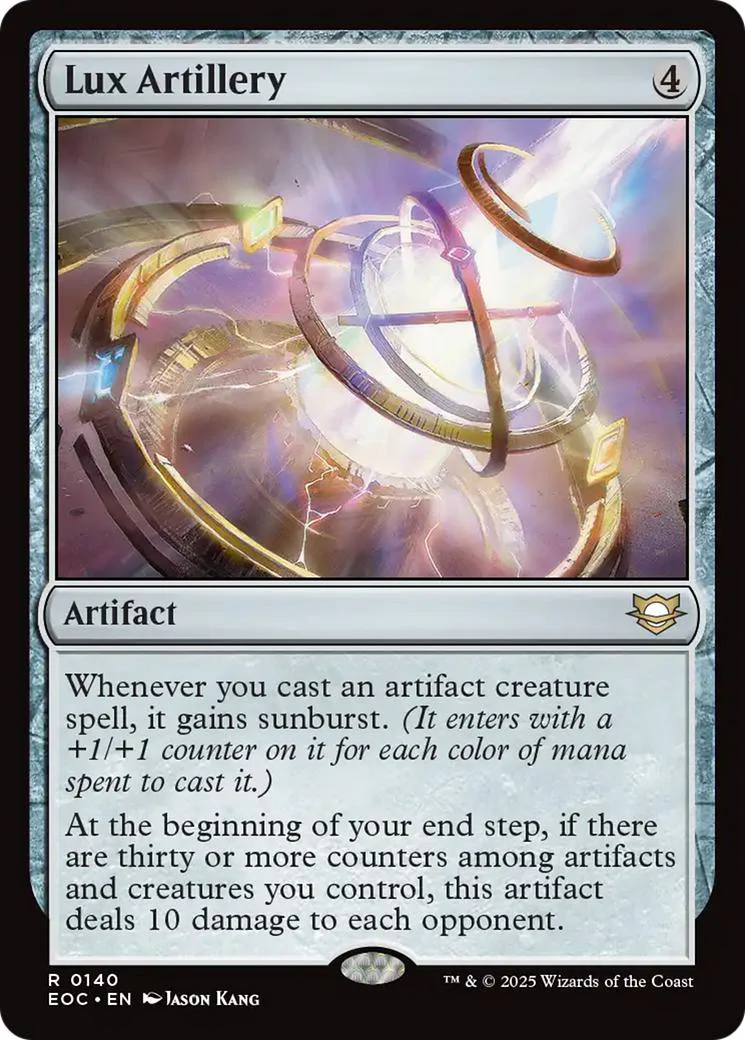 Lux Artillery [140] [Edge of Eternities: Commander] [Non-Foil]