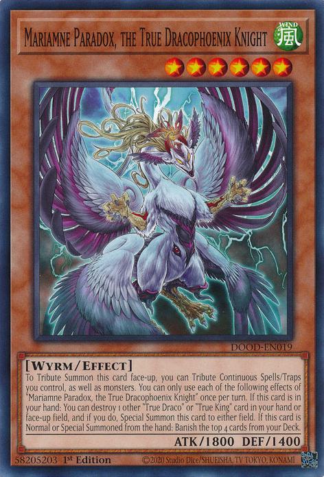 Mariamne Paradox, the True Dracophoenix Knight - DOOD-EN019 - Common - 1st Edition