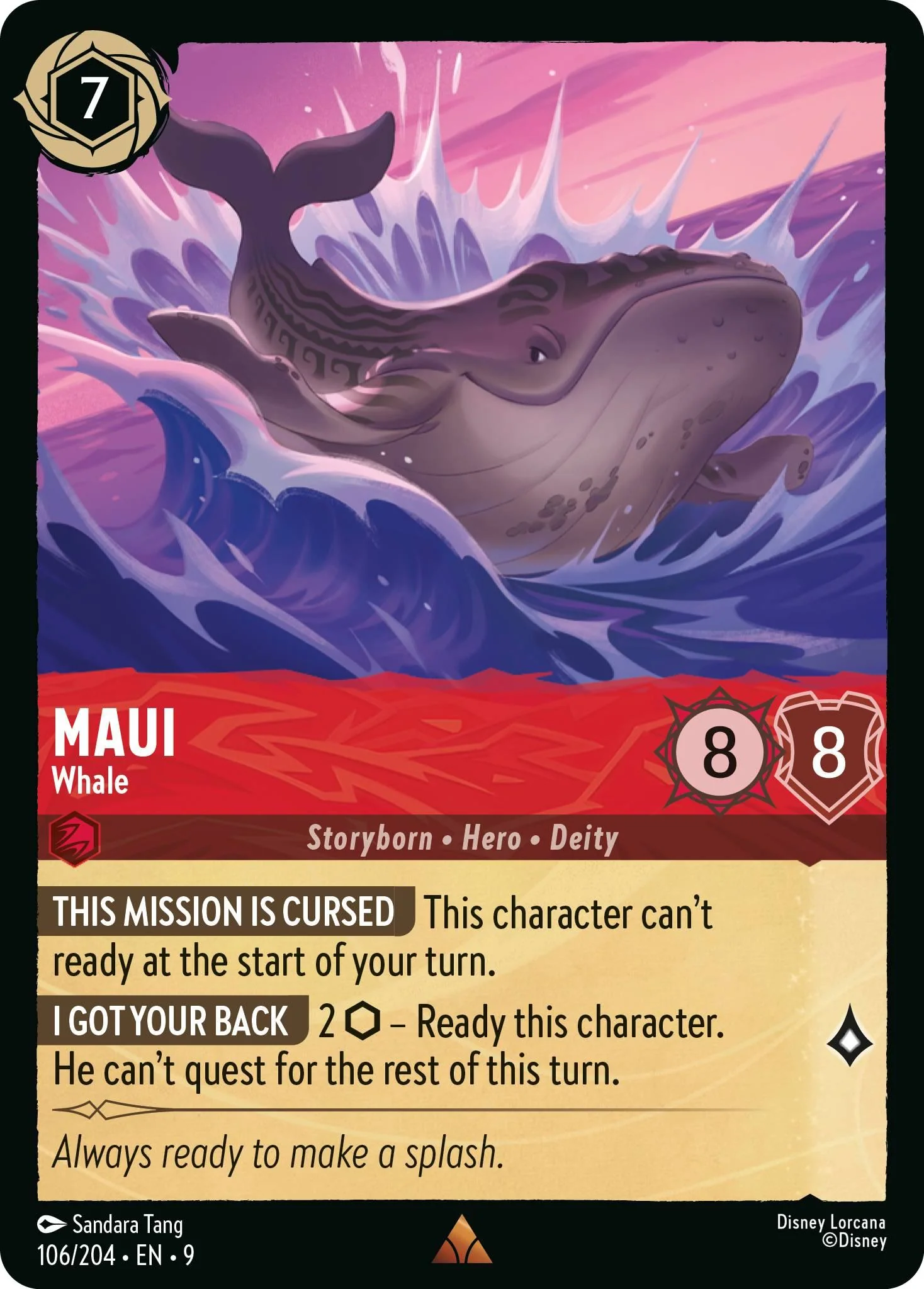Maui - Whale - 106/204 [Fabled] [Non-Foil]