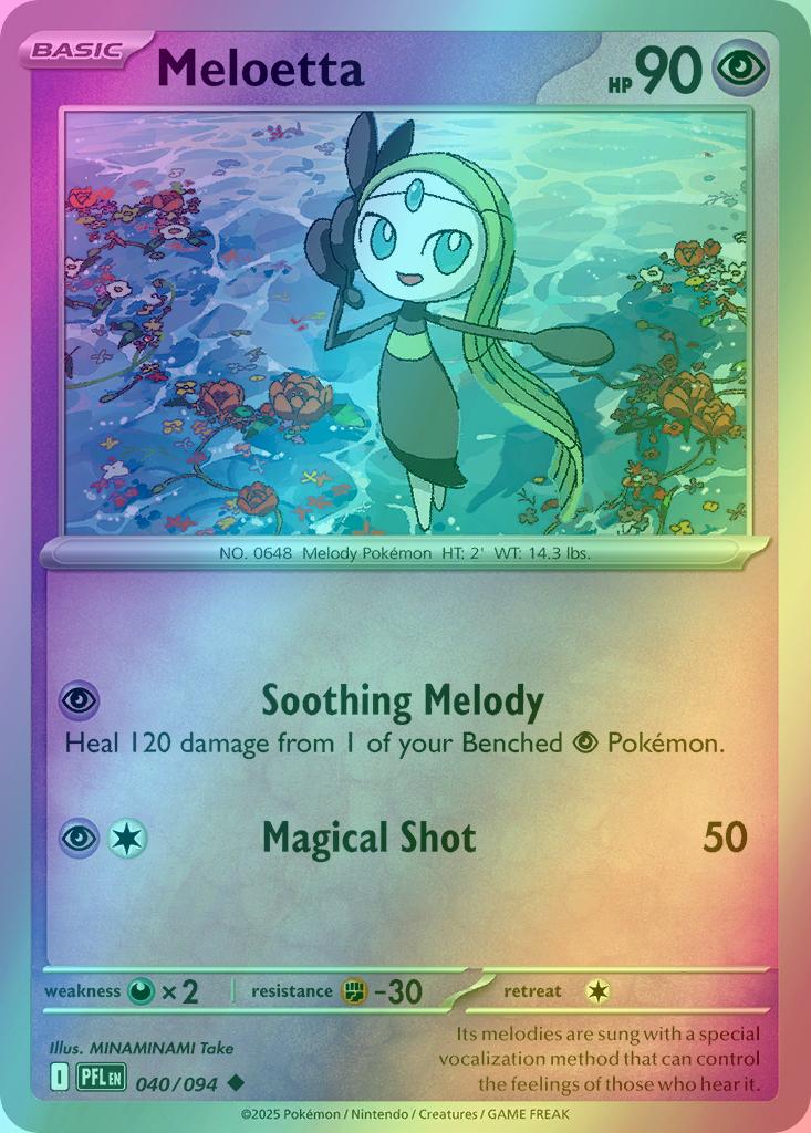 Meloetta - 040/094 - Uncommon [me02-040] [Reverse Holo]