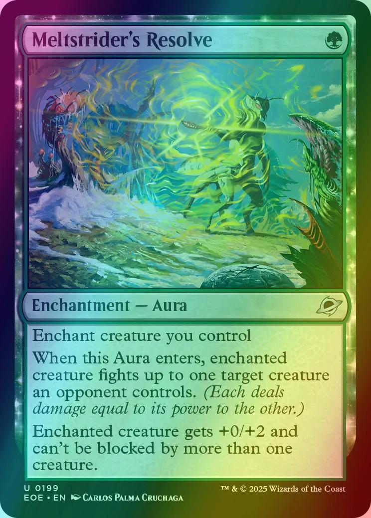 Meltstrider's Resolve [199] [Edge of Eternities] [Foil]