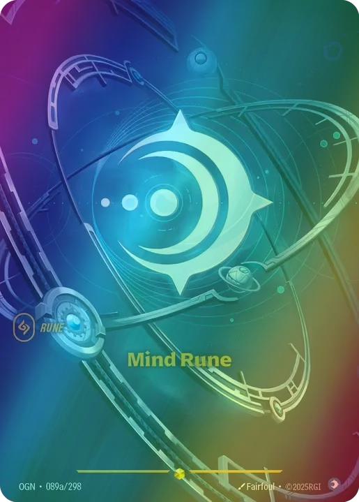 Mind Rune (Alternate Art) - 089a/298 [Origins] [Foil]