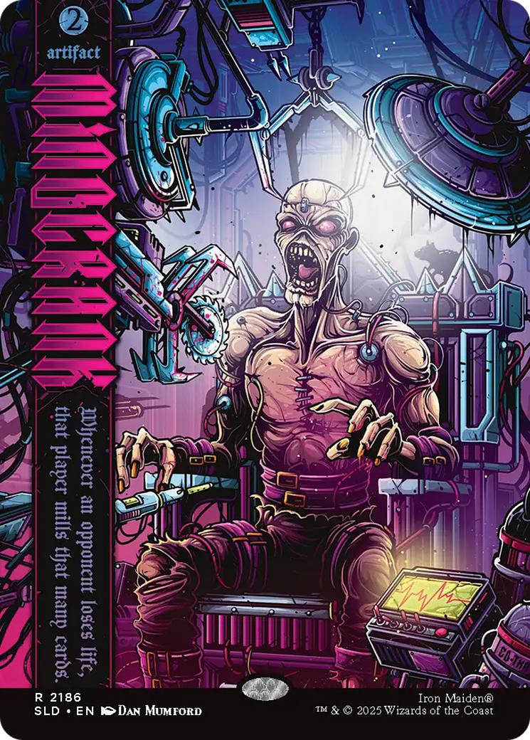 Mindcrank [2186] [Borderless] [Iron Maiden: Eddie Unchained] [Secret Lair Drop] [Non-Foil]