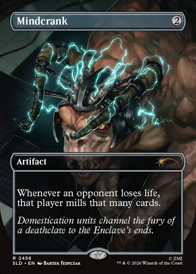 Mindcrank [2456] [Borderless] [Fallout: Rad] [Secret Lair Drop] [Non-Foil]