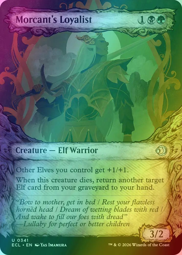 Morcant's Loyalist [341] [Fable Frame] [Lorwyn Eclipsed] [Foil]