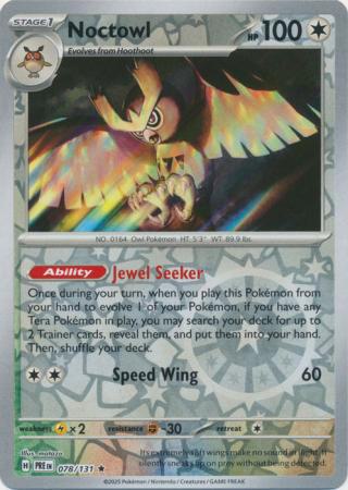 Noctowl - 078/131 - Rare [sv085-078] [Reverse Holo]
