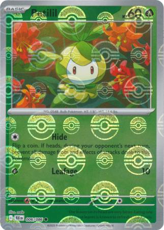 Petilil - Poké Ball Pattern - 006/086 - Common [sv105b-006] [Reverse Holo]