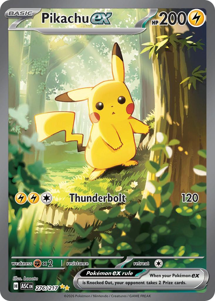 Pikachu ex - 276/217 - Special Illustration Rare [me025-276] [Ultra]