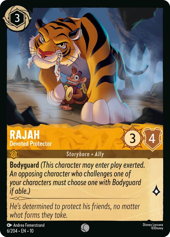 Rajah - Devoted Protector - 6/204 [Whispers in the Well] [Non-Foil]