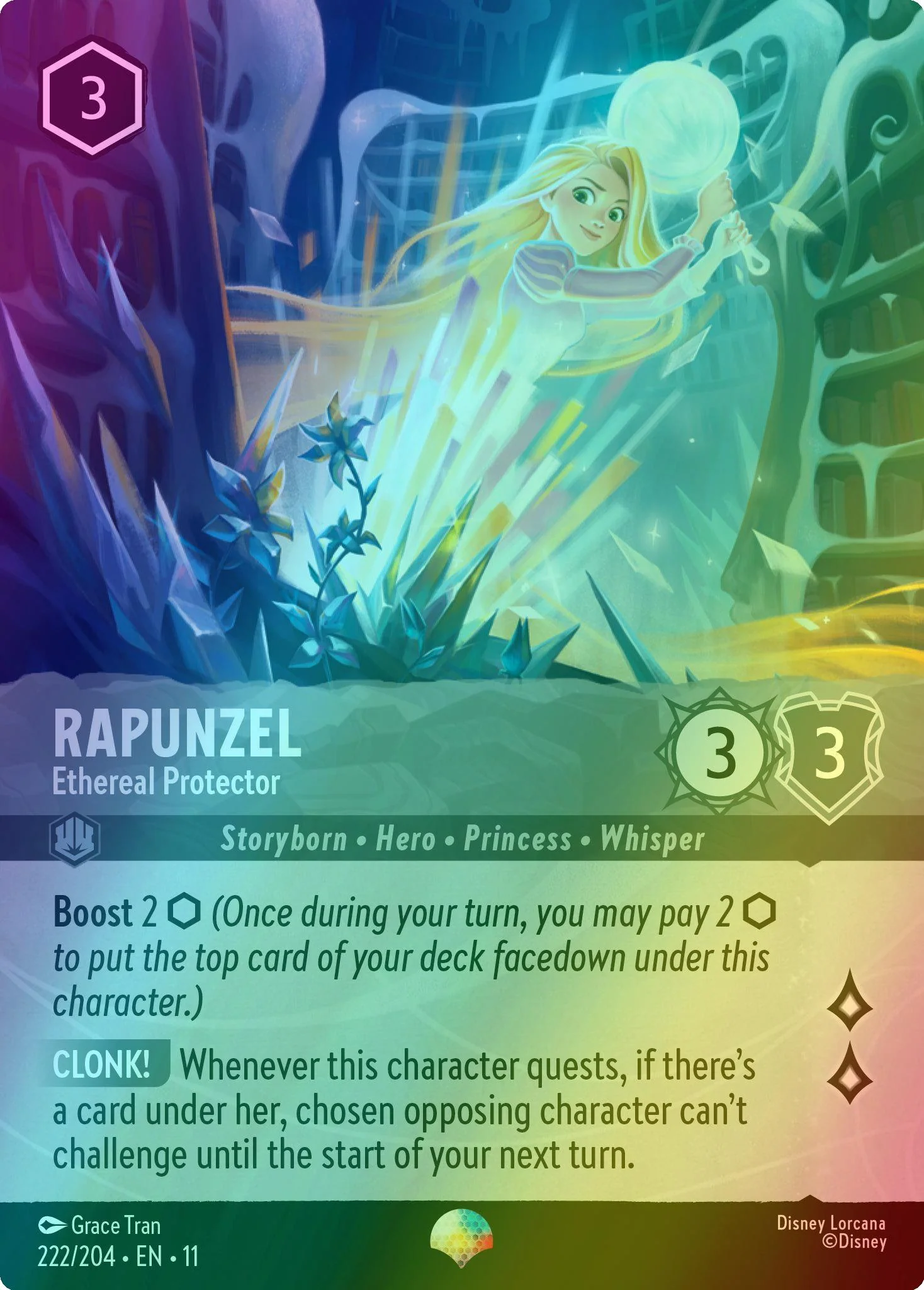 Rapunzel - Ethereal Protector (Epic) - 222/204 [Winterspell] [Holofoil]