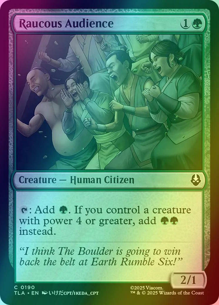 Raucous Audience [190] [Avatar: The Last Airbender] [Foil]