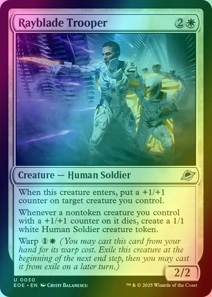 Rayblade Trooper [30] [Edge of Eternities] [Foil]