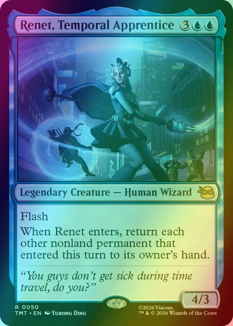 Renet, Temporal Apprentice [50] [Teenage Mutant Ninja Turtles] [Foil]