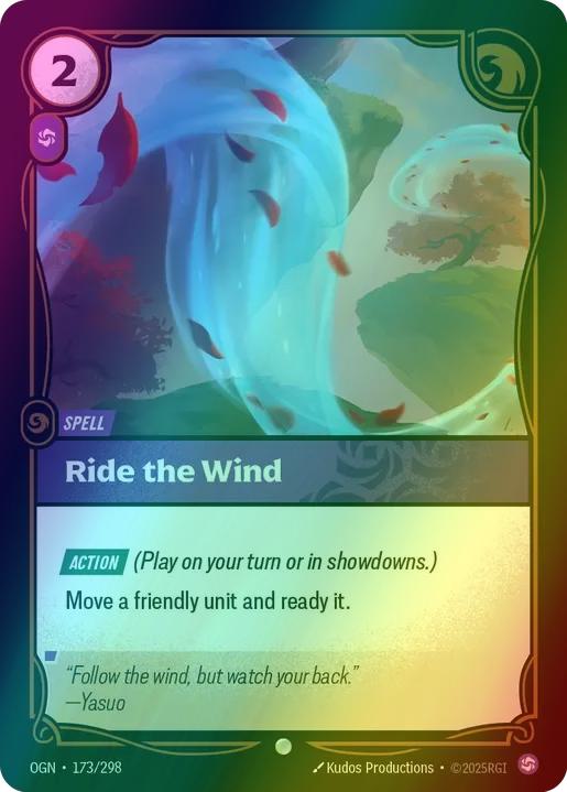Ride The Wind - 173/298 [Origins] [Foil]
