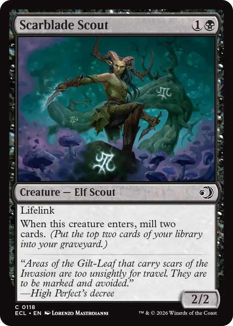 Scarblade Scout [118] [Lorwyn Eclipsed] [Non-Foil]