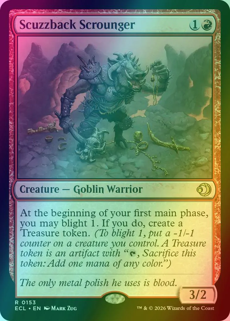 Scuzzback Scrounger [153] [Lorwyn Eclipsed] [Foil]