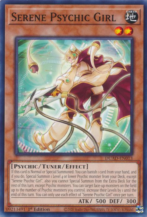 Serene Psychic Girl - DUAD-EN013 - Common - 1st Edition