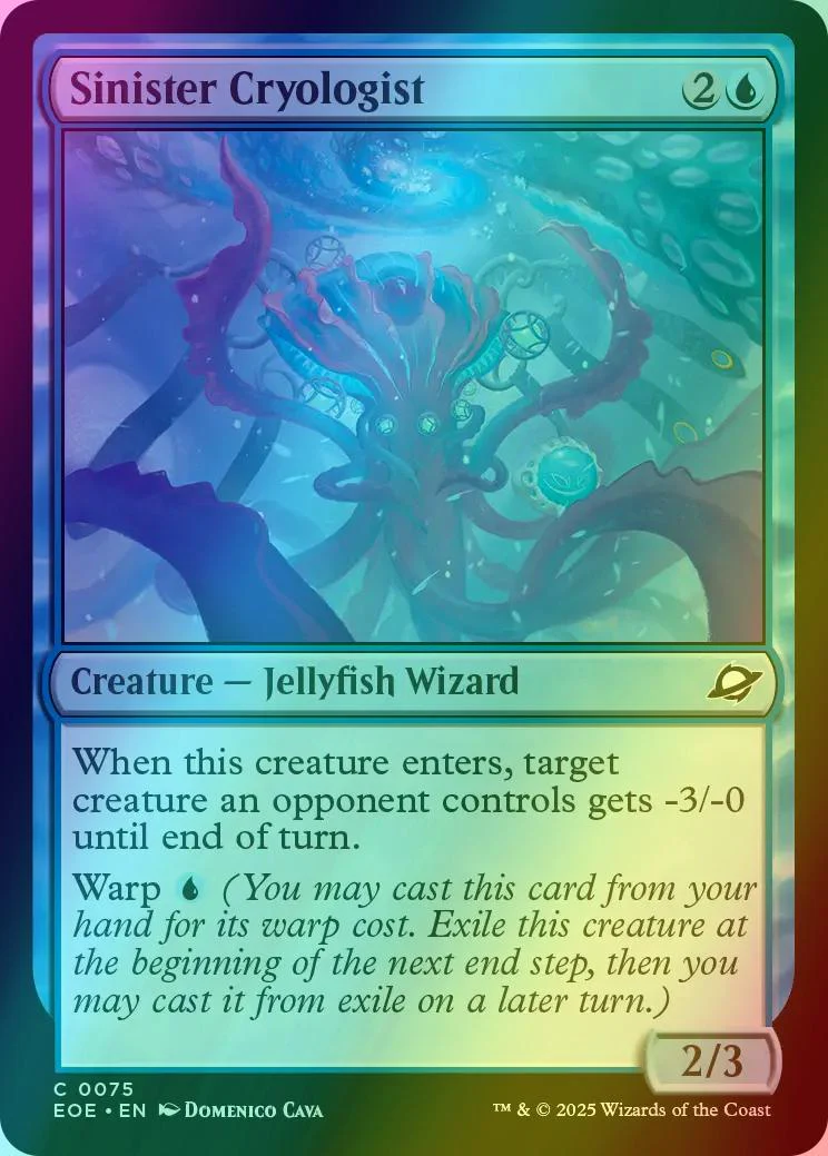Sinister Cryologist [75] [Edge of Eternities] [Foil]