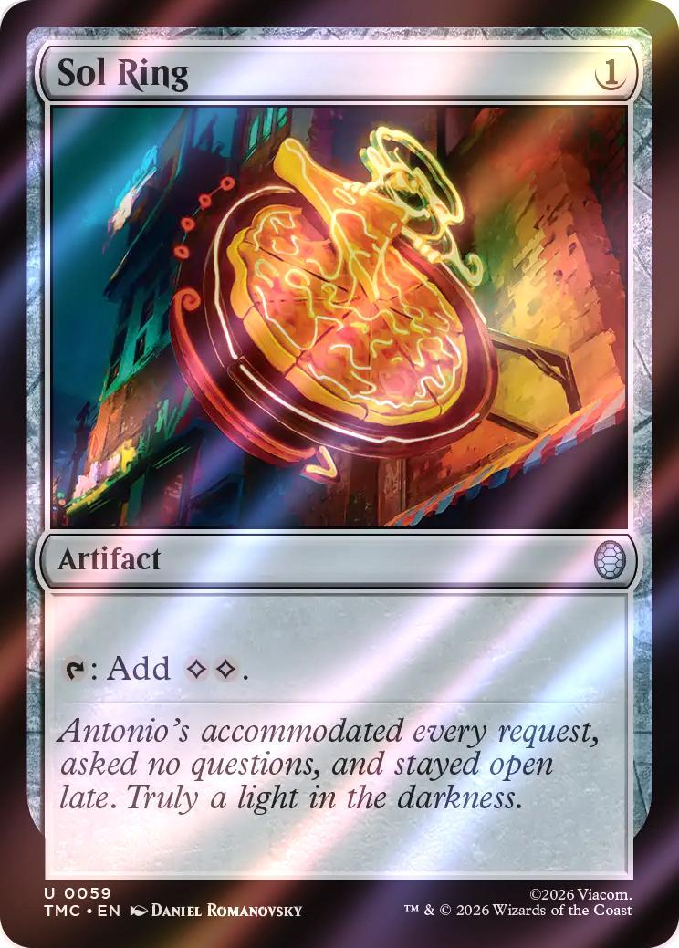 Sol Ring [59] [Teenage Mutant Ninja Turtles Eternal] [Surge Foil]