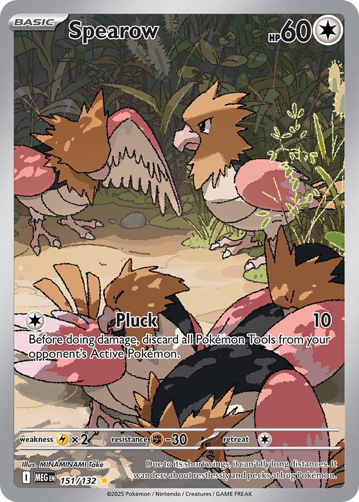 Spearow - 151/132 - Illustration Rare [me01-151] [Ultra]