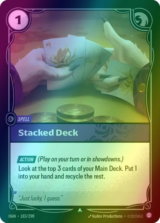Stacked Deck - 183/298 [Origins] [Foil]