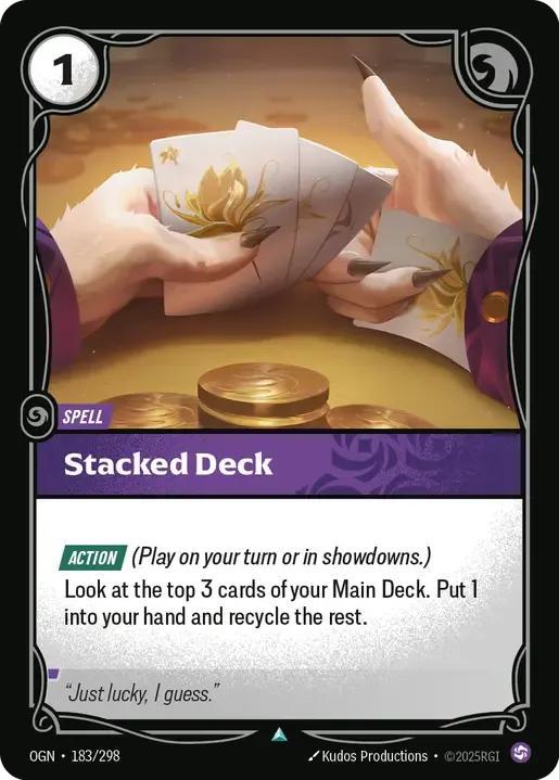 Stacked Deck - 183/298 [Origins] [Non-Foil]