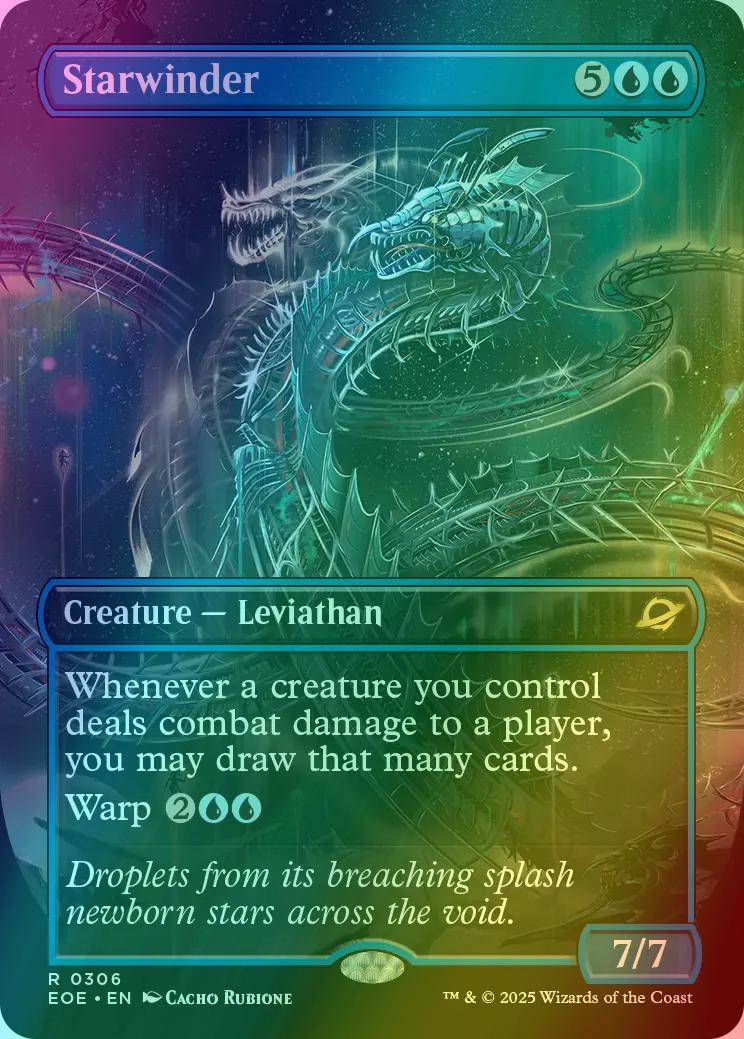 Starwinder [306] [Borderless] [Surreal Space] [Edge of Eternities] [Foil]