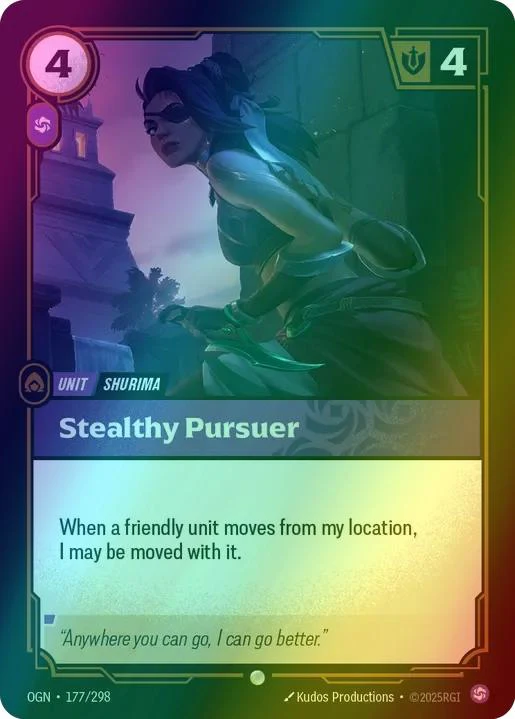 Stealthy Pursuer - 177/298 [Origins] [Foil]