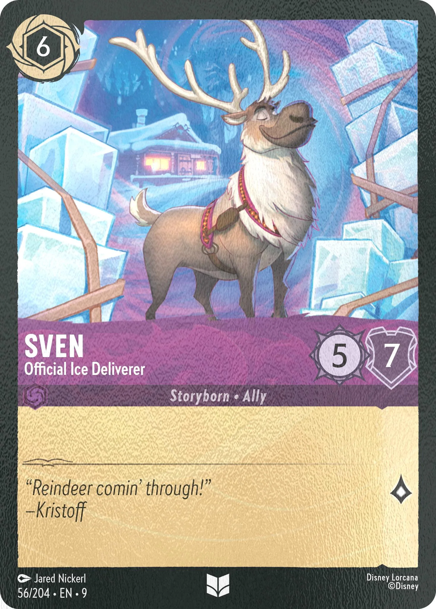 Sven - Official Ice Deliverer - 56/204 [Fabled] [Cold Foil]