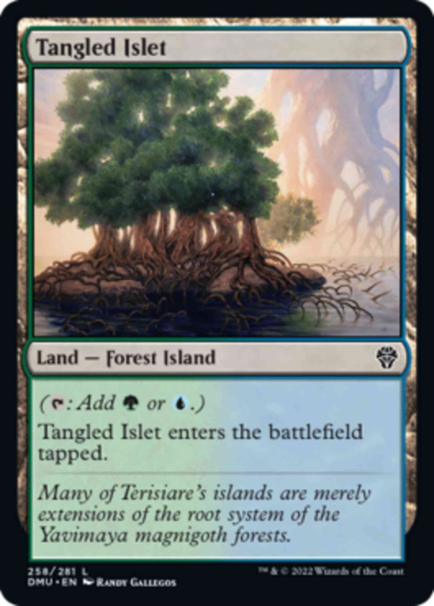 Tangled Islet [258] [Dominaria United] [Non-Foil]