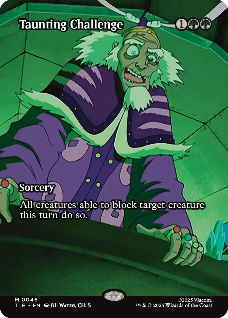 Taunting Challenge [46] [Borderless] [Source Material] [Avatar: The Last Airbender Eternal] [Non-Foil]