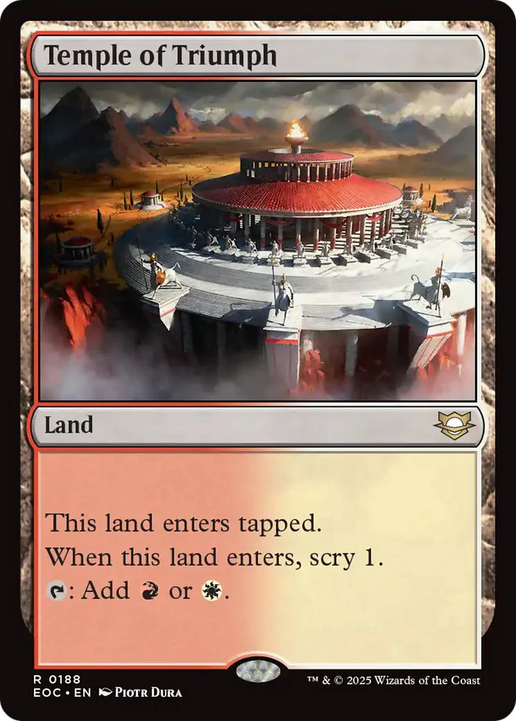 Temple of Triumph [188] [Edge of Eternities: Commander] [Non-Foil]