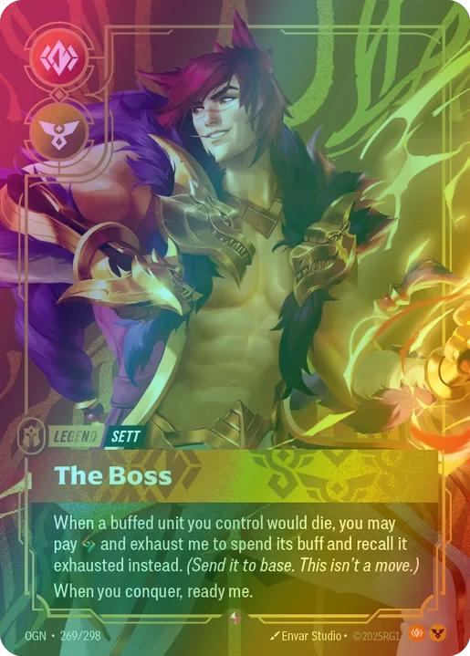 The Boss (Sett) - 269/298 [Origins] [Foil]