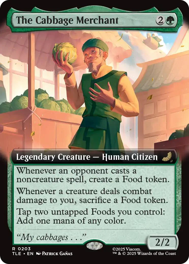 The Cabbage Merchant [203] [Extended Art] [Avatar: The Last Airbender Eternal] [Non-Foil]