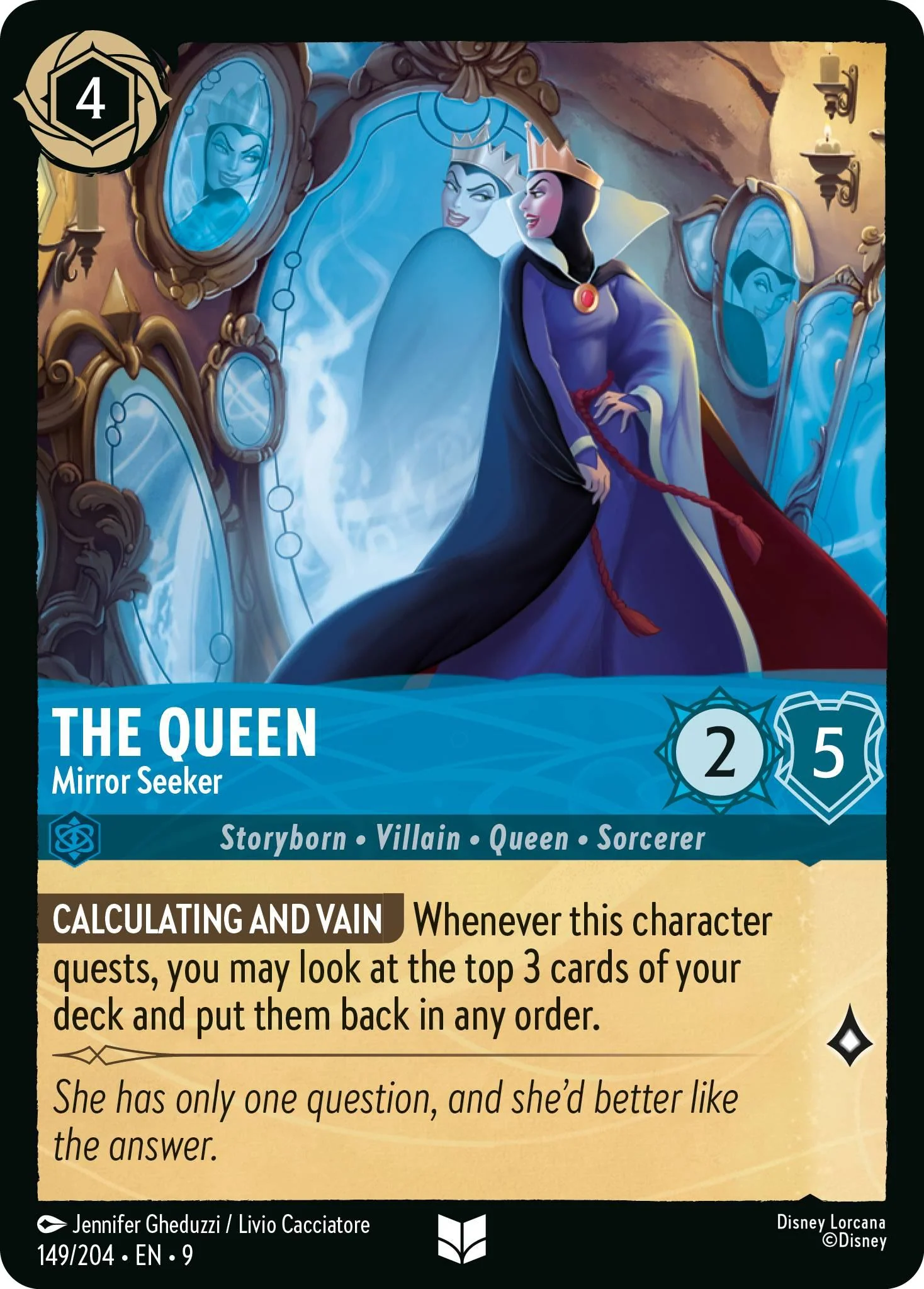 The Queen - Mirror Seeker - 149/204 [Fabled] [Non-Foil]