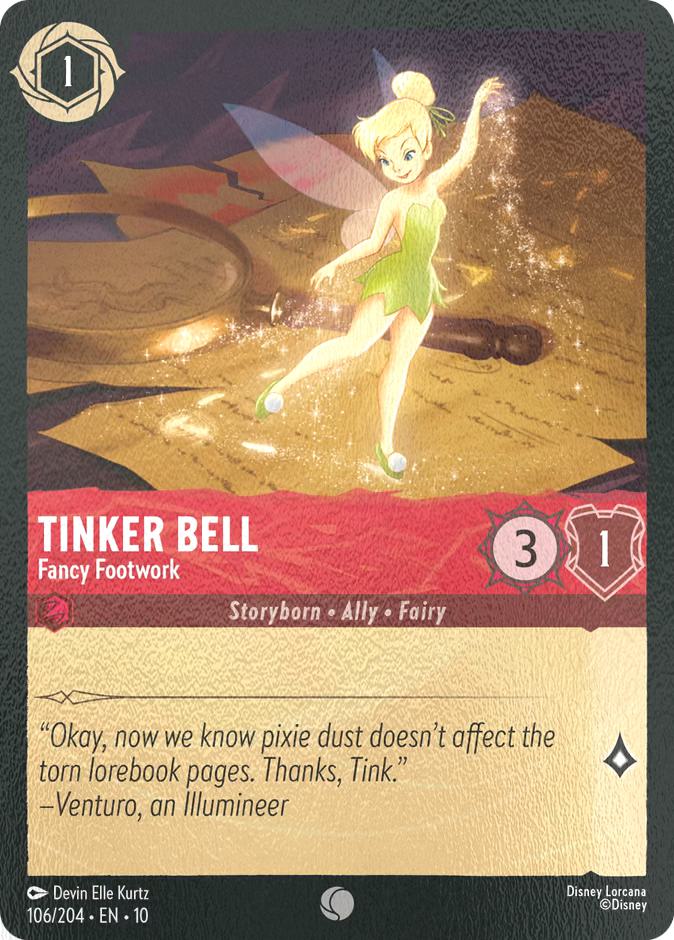 Tinker Bell - Fancy Footwork - 106/204 [Whispers in the Well] [Cold Foil]