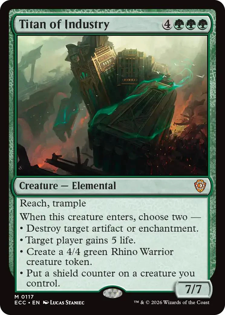 Titan of Industry [117] [Lorwyn Eclipsed: Commander] [Non-Foil]