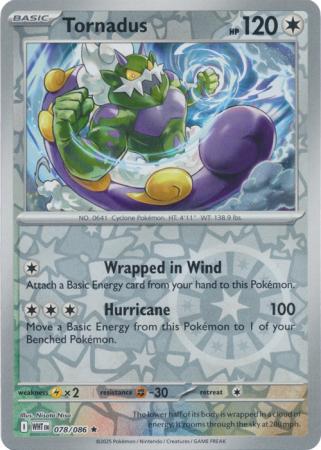 Tornadus - 078/086 - Rare [sv105w-078] [Reverse Holo]