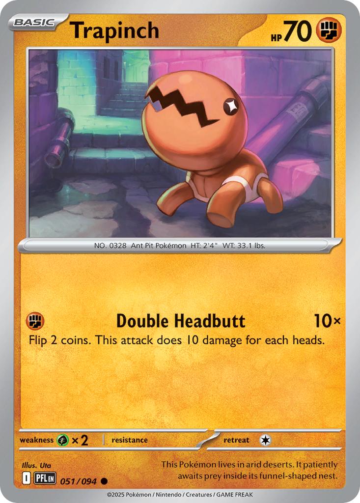 Trapinch - 051/094 - Common [me02-051] [Non-Holo]