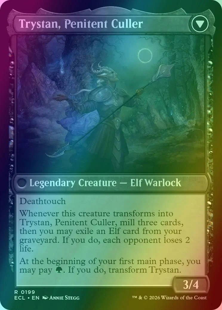 Trystan, Callous Cultivator // Trystan, Penitent Culler [199] [Lorwyn Eclipsed] [Foil] - Image 2