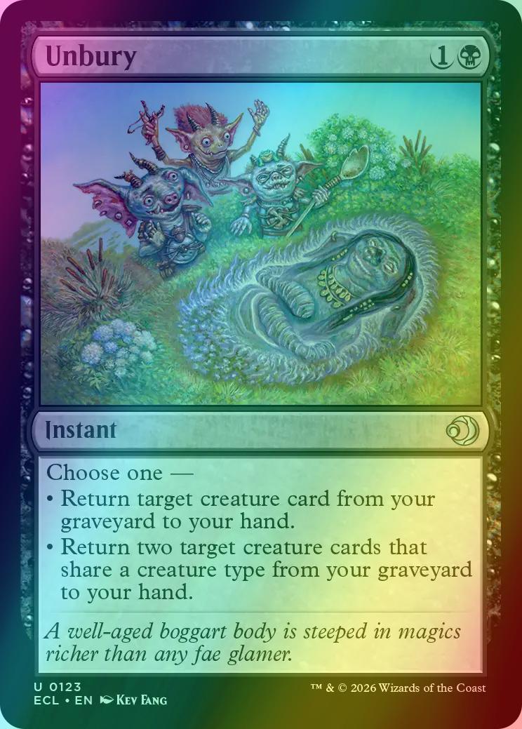 Unbury [123] [Lorwyn Eclipsed] [Foil]