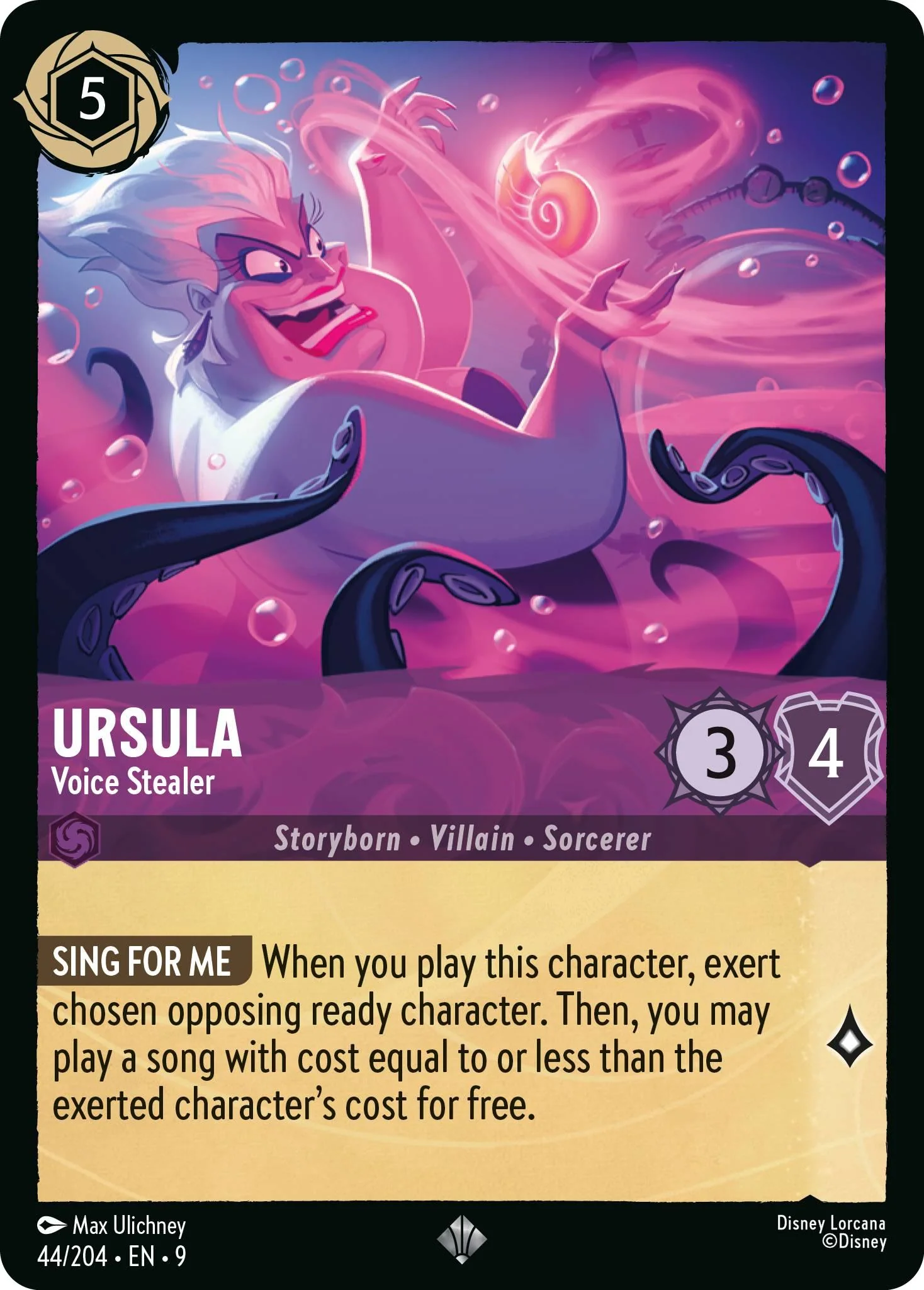 Ursula - Voice Stealer - 44/204 [Fabled] [Non-Foil]