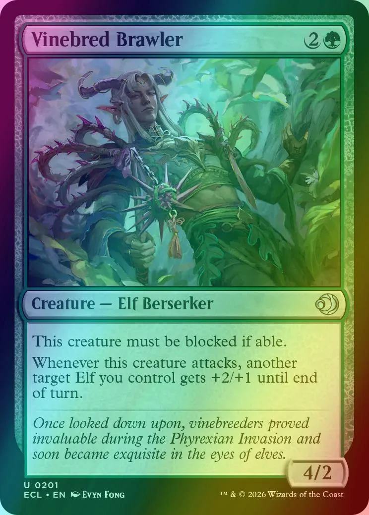 Vinebred Brawler [201] [Lorwyn Eclipsed] [Foil]