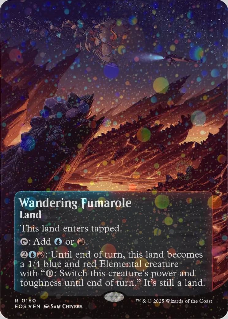 Wandering Fumarole [180] [Borderless] [Poster] [Edge of Eternities: Stellar Sights] [Galaxy Foil]