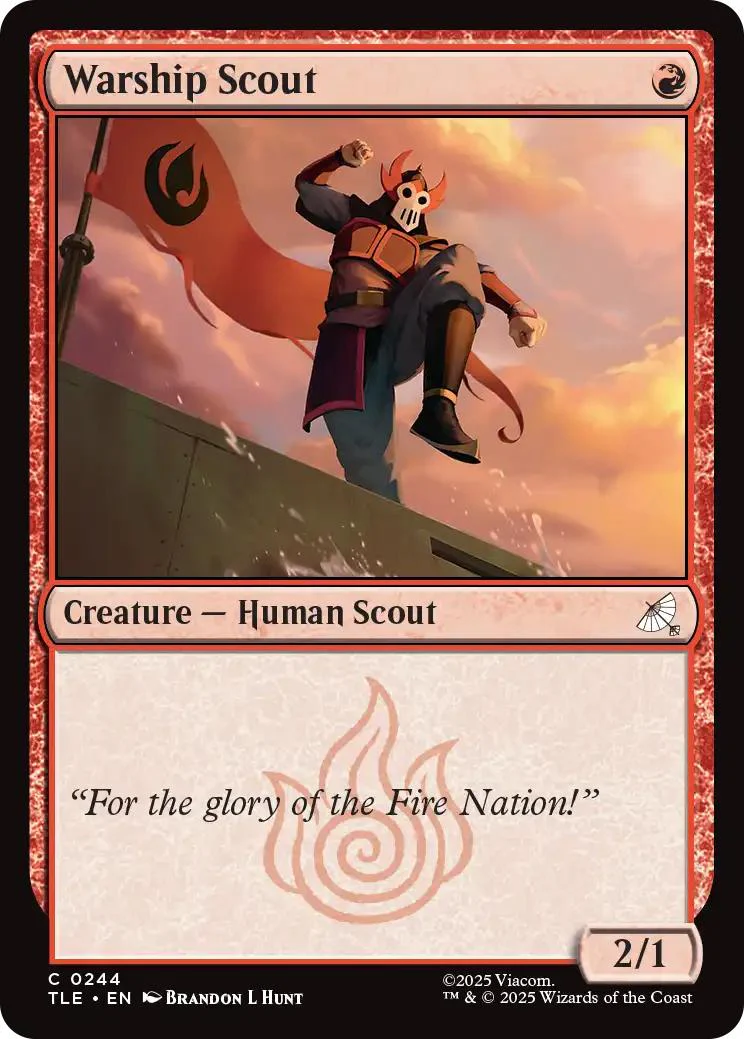Warship Scout [244] [Avatar: The Last Airbender Eternal] [Non-Foil]