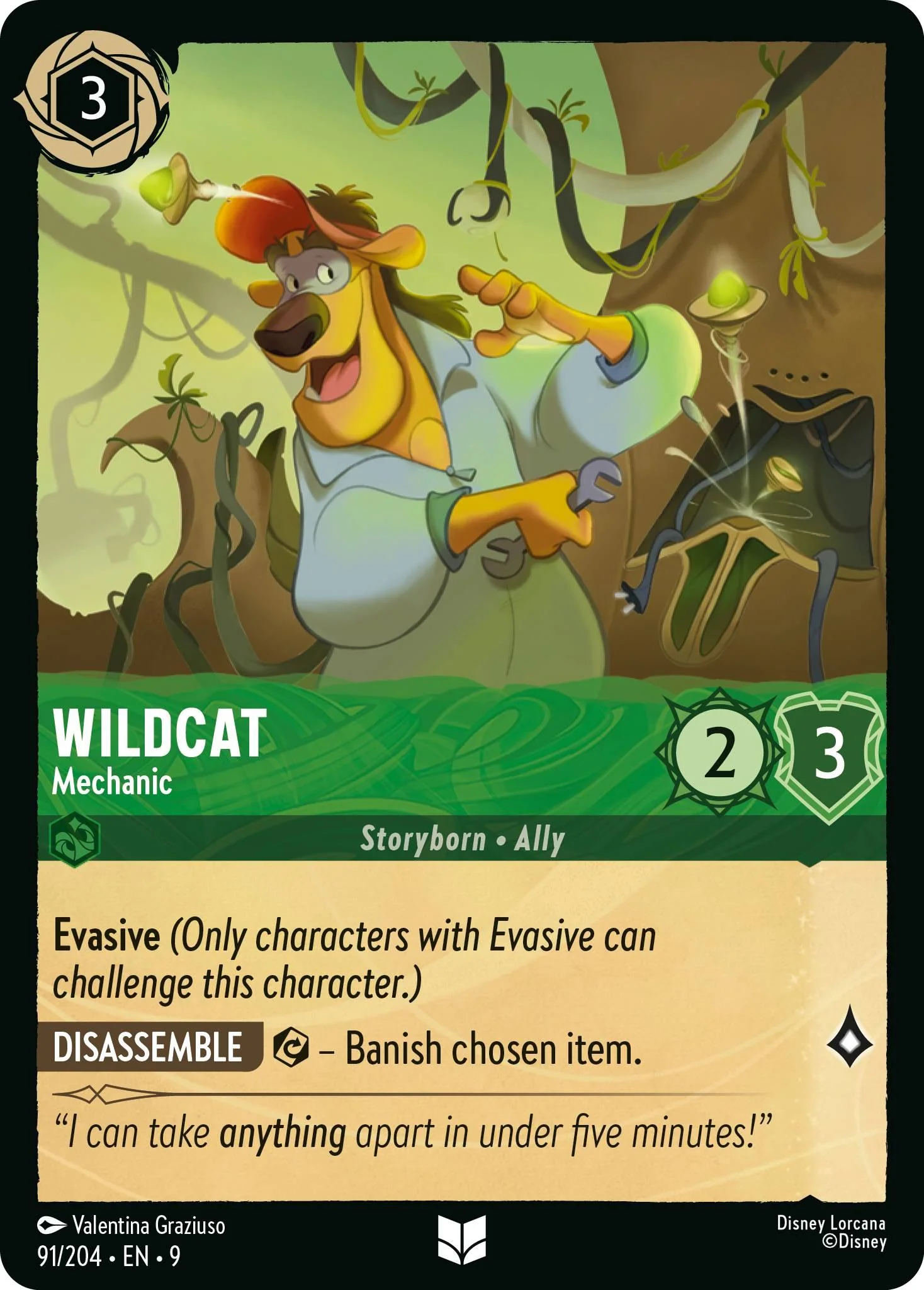 Wildcat - Mechanic - 91/204 [Fabled] [Non-Foil]